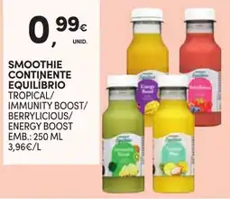 Continente Smoothie continente equilíbrio promoção