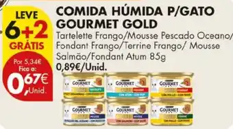 Pingo Doce comida húmida p/gato gourmet gold promoção