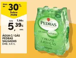Continente Água c/ gás pedras salgadas promoção