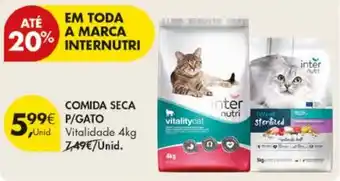Pingo Doce comida seca p/gato vitalitycat promoção