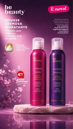Pingo Doce Be beauty mousse corporal hidratante sakura promoção