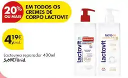 Pingo Doce Lactovit creme de corpo reparador promoção