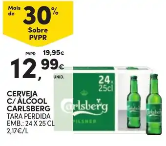 Continente Cerveja c/ álcool carlsberg promoção