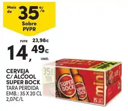 Continente Cerveja C/ Alcool Super Bock promoção