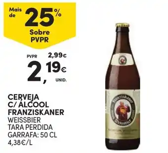 Continente Cerveja c/ álcool Franziskaner Weissbier promoção