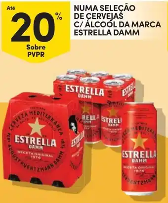 Continente cerveja estrella damm promoção