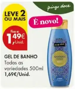 Pingo Doce Gel de banho hanman promoção