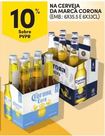 Continente cerveja da marca corona promoção