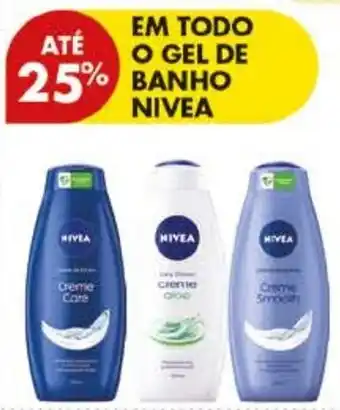Pingo Doce gel de banho nivea promoção