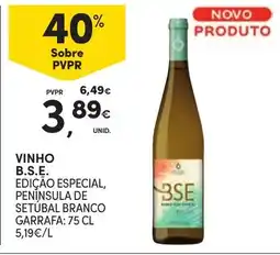 Continente vinho b.s.e. edição especial, península de setubal branco promoção