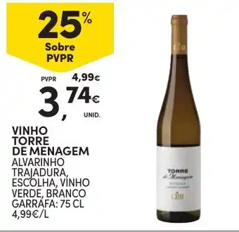 Continente vinho torre de menagem promoção