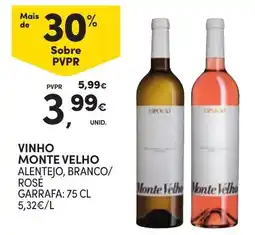 Continente Vinho Monte Velho Alentejo, Branco/Rosé promoção