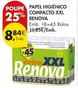 Pingo Doce Papel higiênico compacto xxl renova promoção
