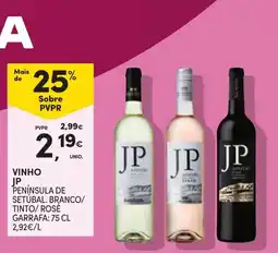 Continente Vinho jp península de setúbal. branco/ tinto/ rose promoção