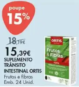 Pingo Doce Suplemento trânsito intestinal ortis frutos e fibras promoção