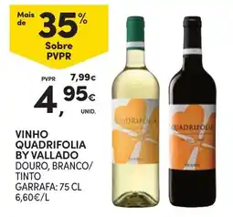 Continente Vinho quadrifolia by vallado promoção