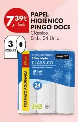 Pingo Doce papel higiénico pingo doce clássico promoção