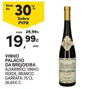 Continente vinho palácio da brejoeira promoção