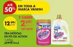 Pingo Doce Vanish Oxi Action promoção