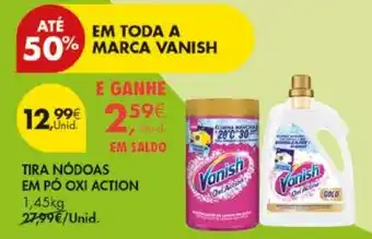 Pingo Doce Vanish Oxi Action promoção