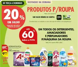 Pingo Doce Detergente em pó A+ promoção