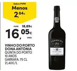 Continente vinho do porto dona antónia quinta do porto promoção
