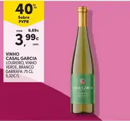 Continente vinho casal garcia promoção