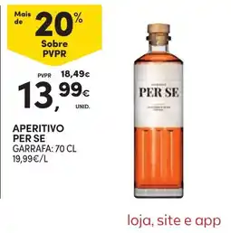 Continente Aperitivo per se promoção