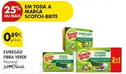 Pingo Doce esfregão fibra verde normal scotch-brite promoção