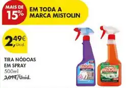 Pingo Doce tira nódoas em spray mistolin promoção