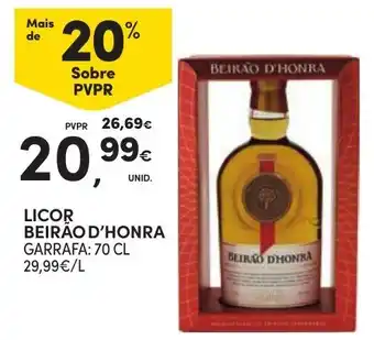 Continente Licor beirão d'honra promoção