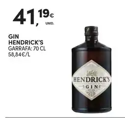 Continente gin hendrick's promoção