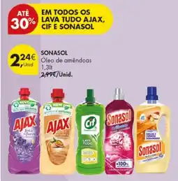 Pingo Doce sonasol óleo de amêndoas promoção