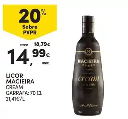 Continente Licor macieira cream promoção