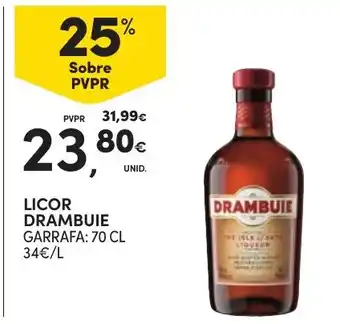 Continente licor drambuie promoção