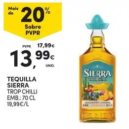 Continente Tequila Sierra Trop Chilli promoção