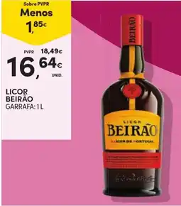 Continente Licor beirão promoção