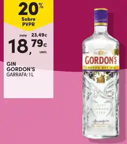 Continente gin gordon's promoção