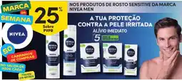 Continente Nivea men produtos de rosto sensitive promoção