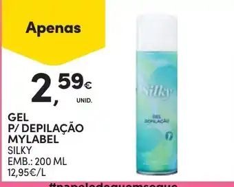 Continente Gel p/depilação mylabel silky promoção