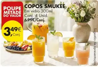 Pingo Doce Copos smukee promoção