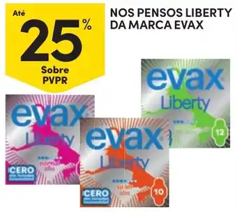 Continente pensos liberty da marca evax promoção