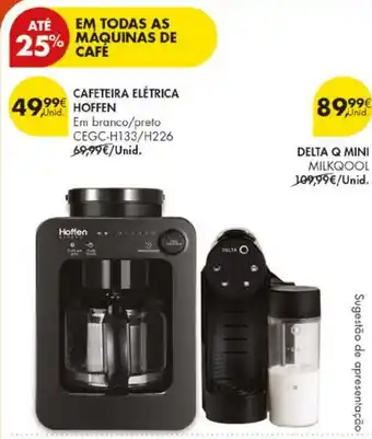 Pingo Doce Cafeteira elétrica hoffen promoção