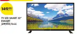 Pingo Doce tv led smart 32" esmart promoção