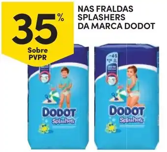 Continente Fraldas splashers da marca dodot promoção