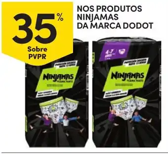 Continente Ninjamas da marca Dodot promoção
