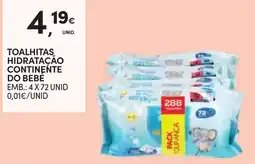 Continente toalhinhas hidratação continente do bebê promoção