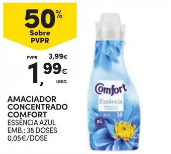 Continente Amacidor concentrado comfort essência azul promoção