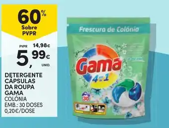 Continente Detergente cápsulas da roupa gama colónia promoção