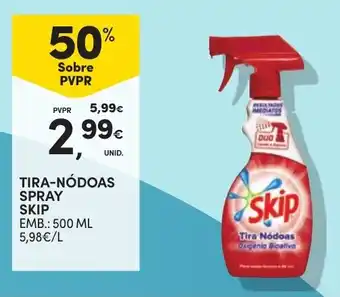 Continente Tira-nódoas spray skip promoção